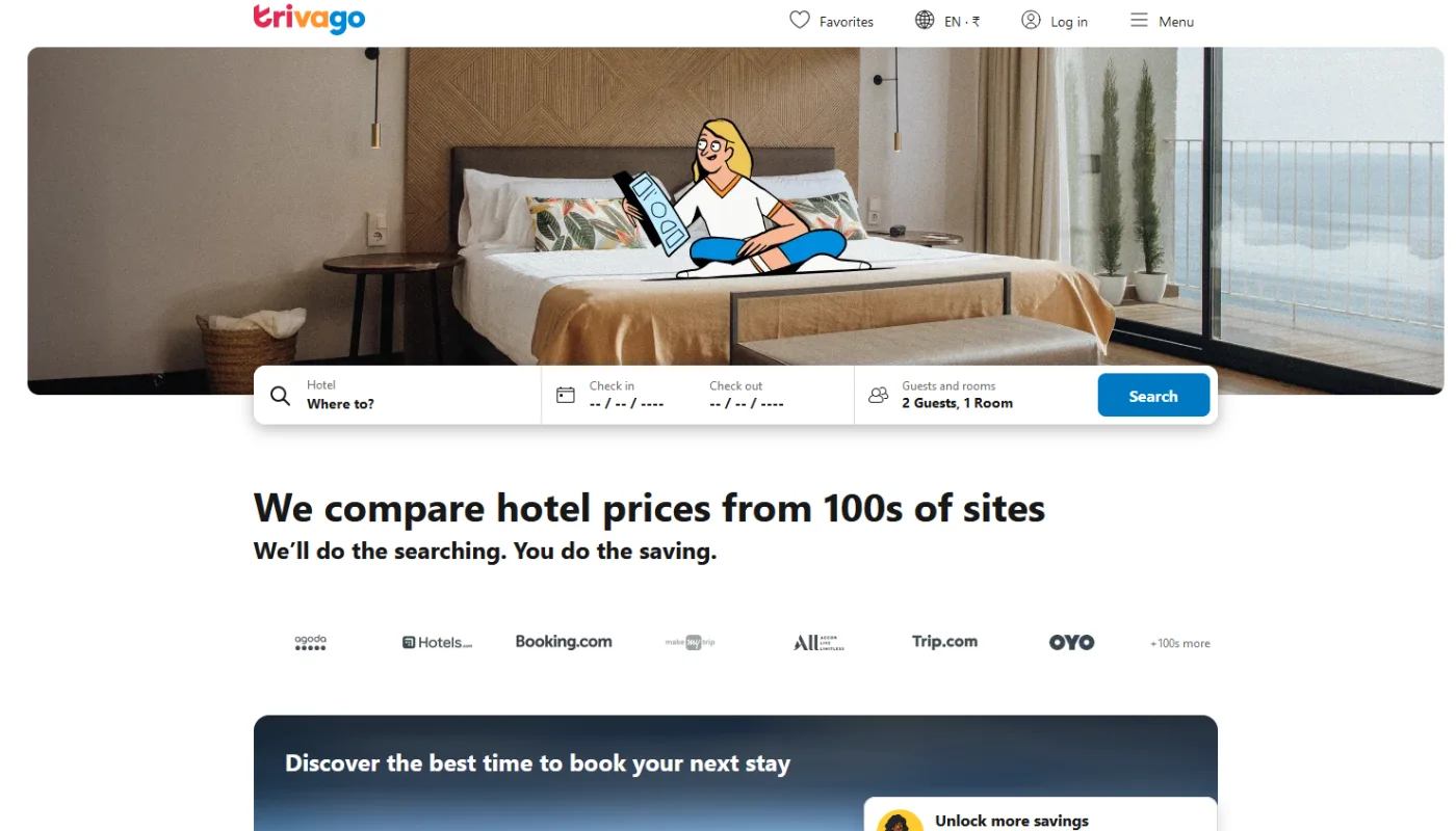 trivago main banner